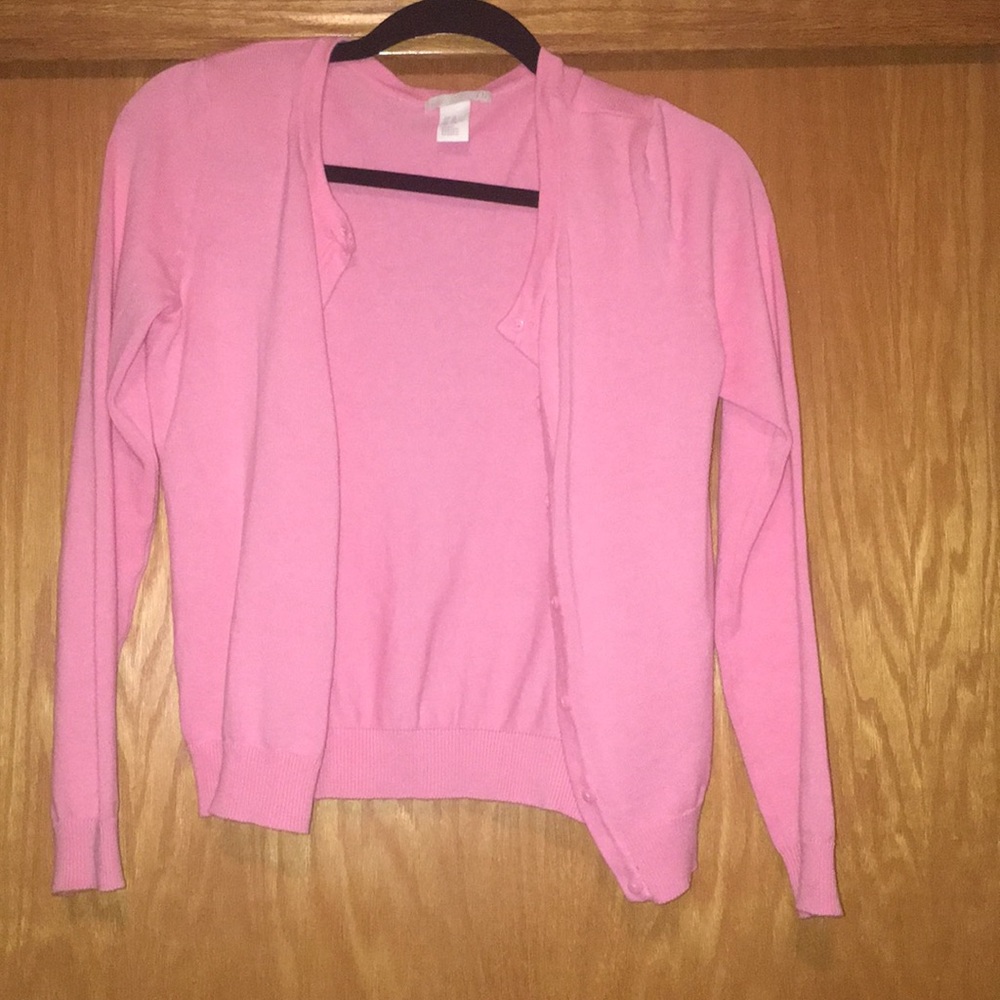 Pink Cardigan